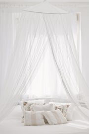 Tissu étamine de coton grande largeur 260cm : Blanc ou écru - OEKO - TEX - TissusPapi.com