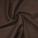 Tissu de lin marron cacao uni - Oeko-Tex - tissuspapi