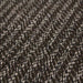 Tissu lainage faux-uni marron chocolat aux rayures chinées écrues - tissuspapi