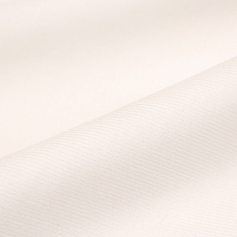 Tissu velours milleraies de coton élasthanne blanc cassé - TissusPapi.com
