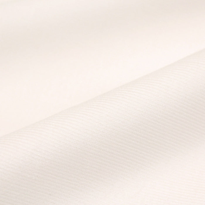 Tissu velours milleraies de coton élasthanne blanc cassé - TissusPapi.com