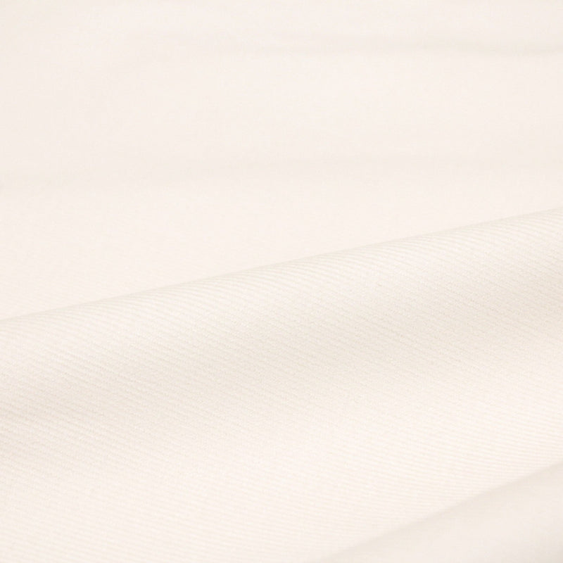 Tissu velours milleraies de coton élasthanne blanc cassé - TissusPapi.com