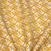 Tissu de coton aux jolis hiboux blancs, fond jaune moutarde - OEKO-TEX® - tissuspapi