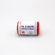 Bobine de fil à bâtir rouge vif - Environ 300m - TissusPapi.com