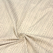 Tissu de coton de Noël scandinave aux décorations de Noël grises, fond écru - TissusPapi.com