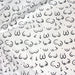 Tissu popeline de coton BOOBS aux jolis seins, fond blanc