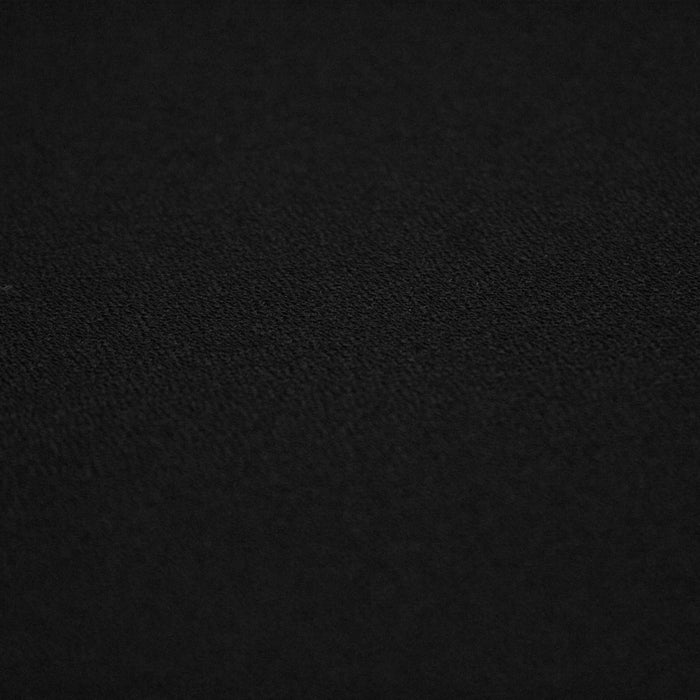 Tissu crêpe de polyester noir 190gr/m2