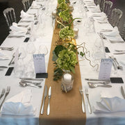 Chemin de table au mètre toile de jute de 35cm de large - Fabriqué en France - TissusPapi.com