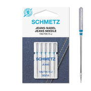 Boîte de 5 aiguilles jean denim SCHMETZ pour machine à coudre - TissusPapi.com