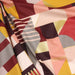 Tissu de coton demi-natté ARTY Delaunay aux formes géométriques abstraites multicolores, tons rose & or - OEKO-TEX® - tissuspapi