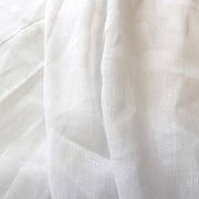 Tissu gaze de coton blanc naturel 100cm de large - TissusPapi.com