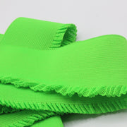 Ruban élastique jupe froufrou - Bord - côte pour jupe vert fluo, 6cm - TissusPapi.com