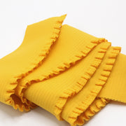 Ruban élastique jupe froufrou - Bord - côte pour jupe jaune bouton d'or, 6cm - TissusPapi.com