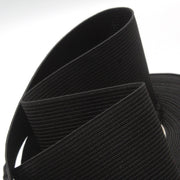 Ruban élastique jupe froufrou - Bord - côte pour jupe noir, 6cm - TissusPapi.com