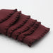Ruban élastique jupe froufrou - Bord-côte pour jupe rouge bordeaux, 6cm - tissuspapi