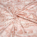 Tissu de coton demi-natté toile de Jouy, grande largeur 280cm, fond écru & motif rose - Matin Midi Soir - Oeko-Tex - tissuspapi