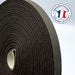 Ruban sergé de coton marron 10mm - Galette de 50 mètres - Fabrication française - tissuspapi
