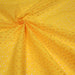Tissu de coton broderie à fleurs, jaune