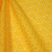 Tissu broderie à fleurs, jaune