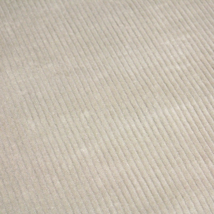 Tissu velours côtelé grosses côtes 100% coton couleur lin - OEKO-TEX®