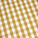 Tissu popeline de coton VICHY jaune moutarde & blanc à carreaux 1cm - Oeko-Tex