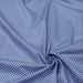 Tissu popeline de coton bleu jean à pois blancs - COLLECTION POLKA DOT - Oeko-Tex - tissuspapi
