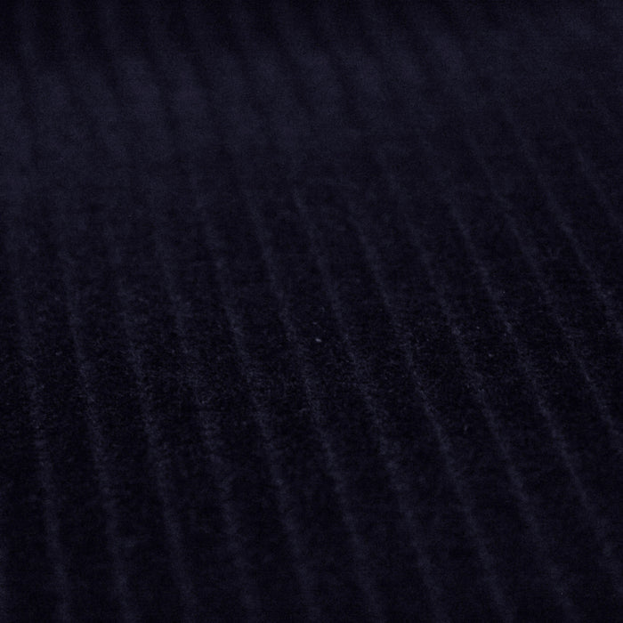 Tissu velours côtelé grosses côtes 100% coton bleu marine - OEKO-TEX®