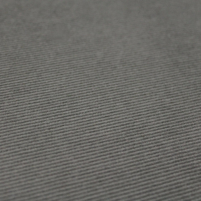 Tissu velours milleraies fines côtes 100% coton gris - tissuspapi