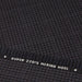Tissu draperie de laine super 220's 100% laine mérinos à carreaux aubergine, noir & bleu