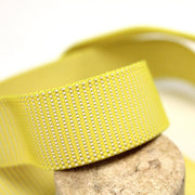Sangle élastique jaune 2,5cm - Fabriqué en France - TissusPapi.com