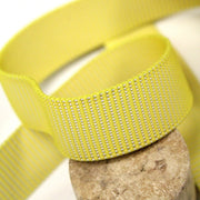 Sangle élastique jaune 2,5cm - Fabriqué en France - TissusPapi.com