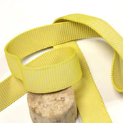 Sangle élastique jaune 2,5cm - Fabriqué en France - TissusPapi.com