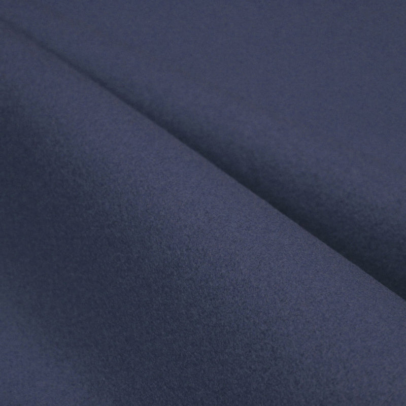 Tissu drap de laine bleu gris uni - Fabrication italienne - TissusPapi.com