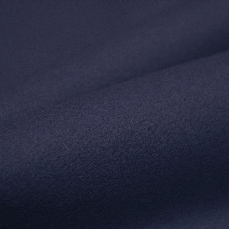 Tissu drap de laine bleu indigo uni - Fabrication italienne - TissusPapi.com