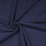 Tissu drap de laine bleu indigo uni - Fabrication italienne - TissusPapi.com