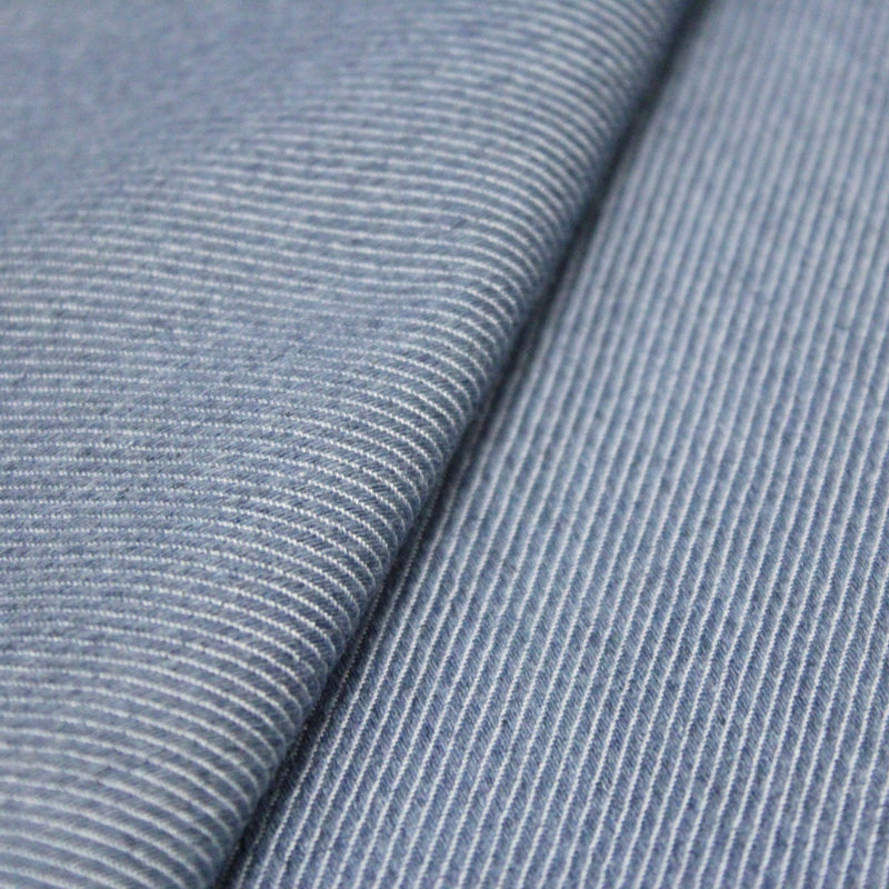 COUPON 1M50 x 145CM - Tissu DENIM bleu ciel - TissusPapi.com