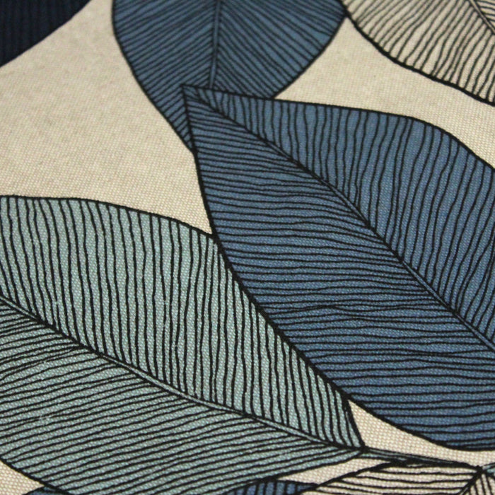 Tissu coton Oeko Tex demi-natté, feuilles d'eucalyptus - Tissus Papi