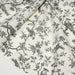 Tissu de coton toile de Jouy aux oiseaux mésanges, toile à drap grande largeur 280cm, fond écru & motif gris - Oeko-Tex