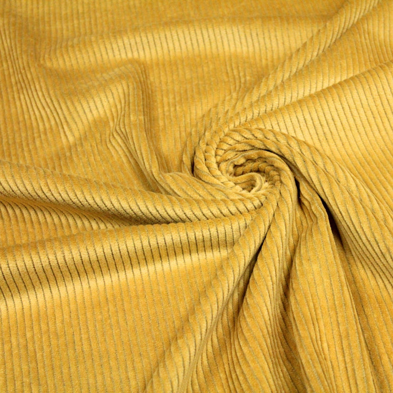 Tissu velours côtelé grosses côtes 100% coton : nombreuses couleurs - OEKO - TEX STANDARD 100 - TissusPapi.com