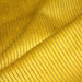 Tissu velours côtelé grosses côtes 100% coton jaune ocre - OEKO-TEX®