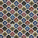 Tissu jacquard motif traditionnel japonais aux écailles KIKKO multicolores - Fabriqué en France - Oeko-Tex - tissuspapi