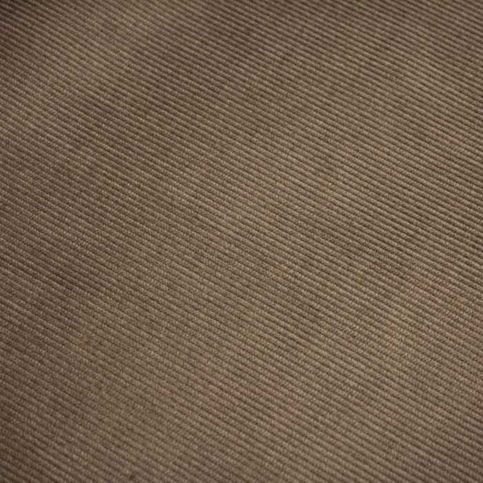 Tissu velours côtelé 100% coton marron caribou - OEKO-TEX® - tissuspapi