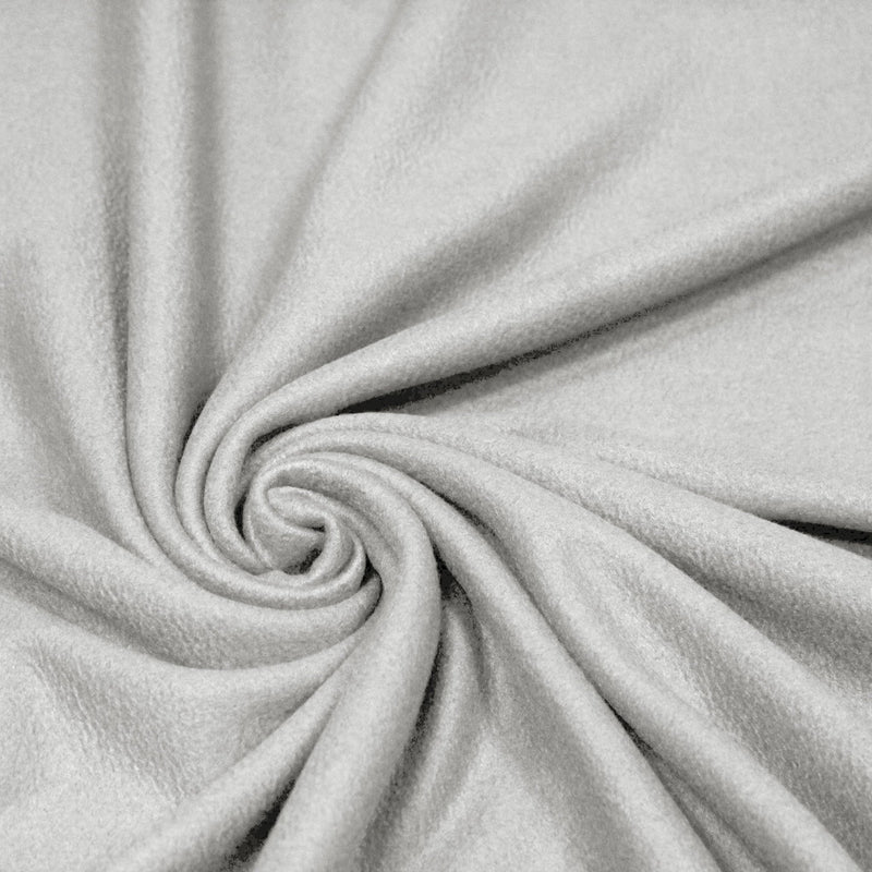 Tissu Polaire gris clair uni - TissusPapi.com