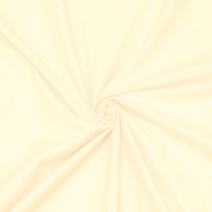 COUPON 5m40 x 270cm - Tissu popeline de coton écru uni - tissuspapi