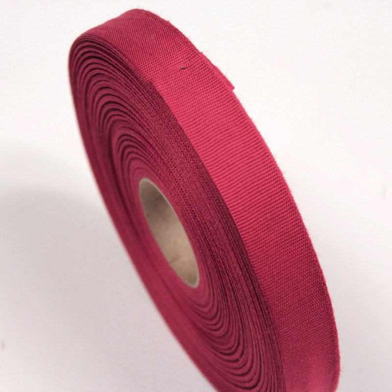 Ruban gros grain rose byzantin 14mm - Galette de 50 mètres - Fabrication française - TissusPapi.com