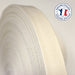 Ruban de coton écru 17mm - Galette de 100 mètres - Fabrication française - TissusPapi.com