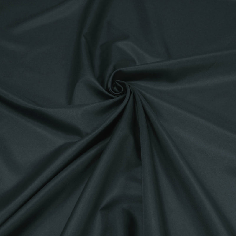 Tissu doublure de polyester gris anthracite uni - TissusPapi.com