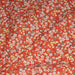 Tissu de coton japonais fleuri aux tons rouges et blanches - Oeko-Tex - tissuspapi