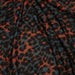 Tissu habillement de polyester motif léopard bleu pétrole, rouille et noir - COLLECTION INÈS - tissuspapi