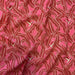 Tissu Microfibre de viscose motif wax magenta aux feuilles et oiseaux rouges - COLLECTION ELVIRE - OEKO-TEX® - tissuspapi